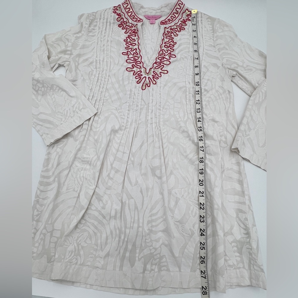 LILLY PULITZER - Sarasota Tunic Top Size Small - Picture 9 of 11